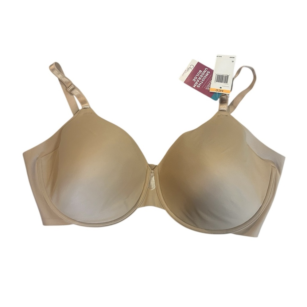 Olga by Warners No Side Effects Underwire Bra Rosewater Pink 44DD NWT